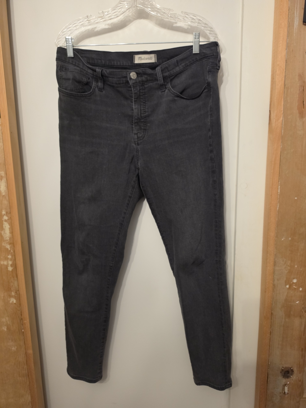 Madewell Women's Charcoal Gray "Roadtripper" Skinny Jeans (31)